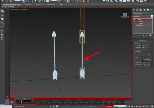 آموزش ساخت بارانی از پیکانها در تری دی مکس